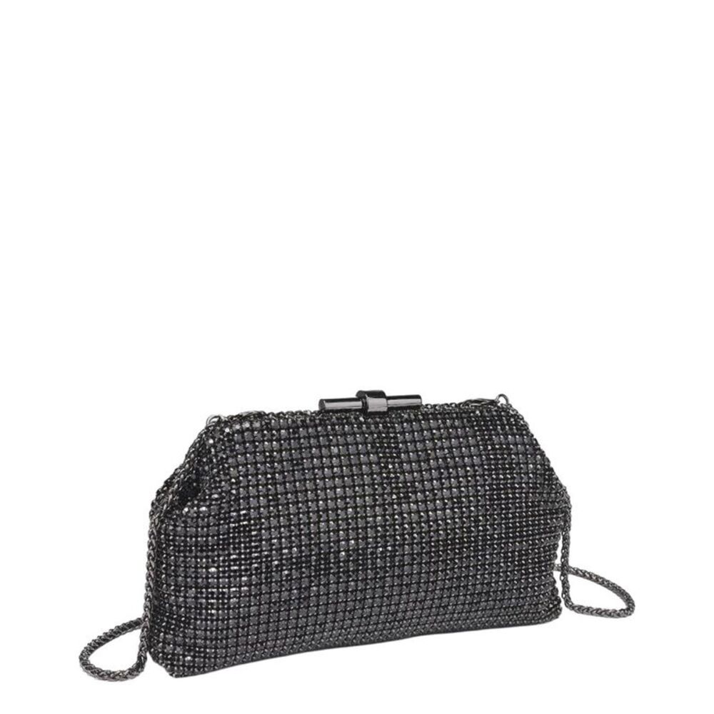 Urban Expressions Delfina Evening Clutch, Black - Picture 3 of 4